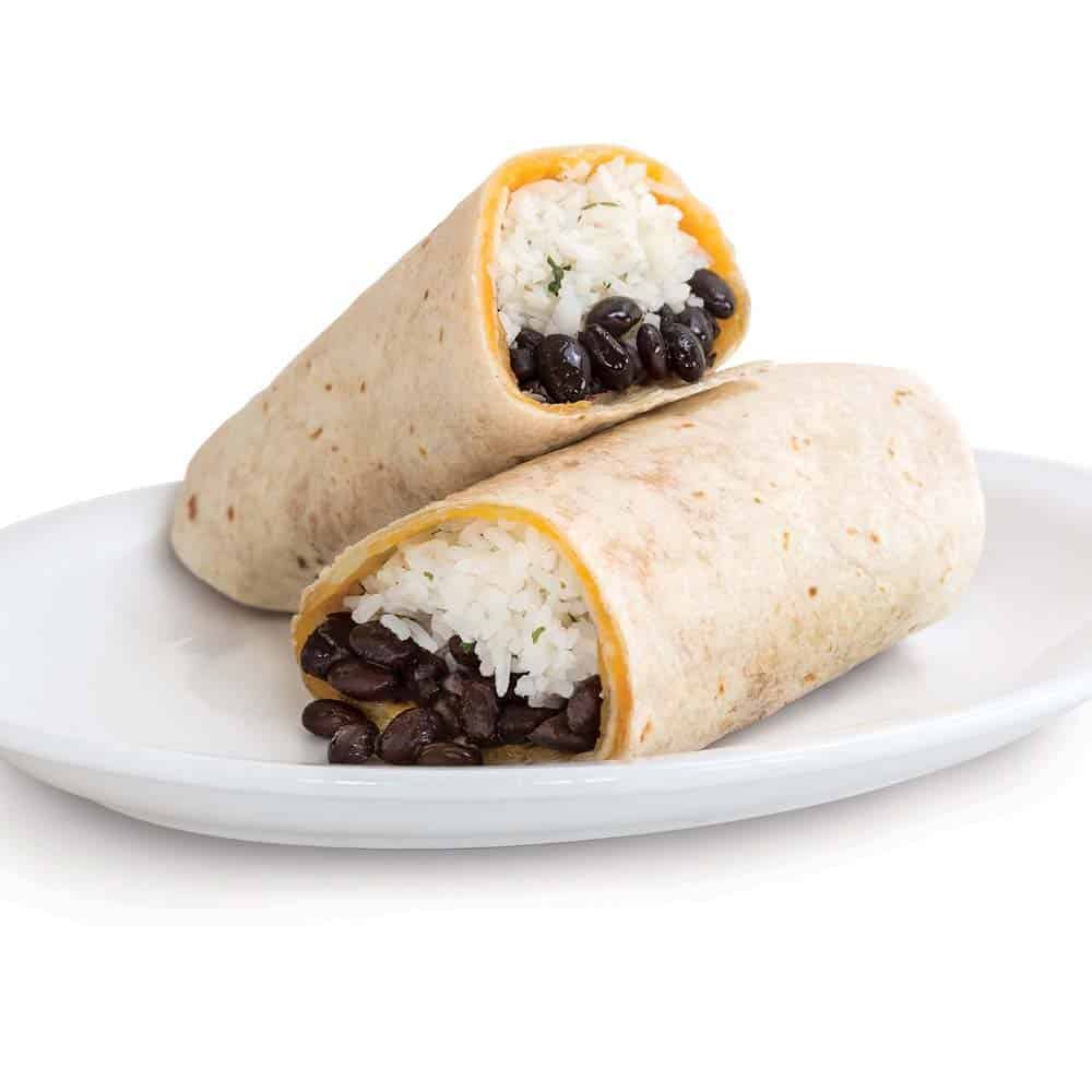 Black Bean, Rice & Cheese Burrito